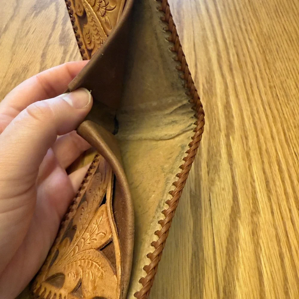 Handcrafted Vintage Brown Leather Wallet
